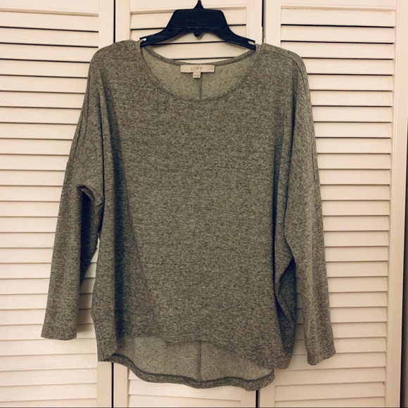 Loft Grey Sweater - Picture 1 of 3